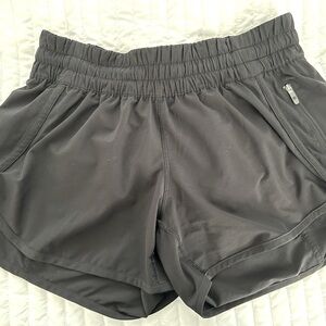 Lululemon running shorts with 4 inch inseam, women’s size 8, black